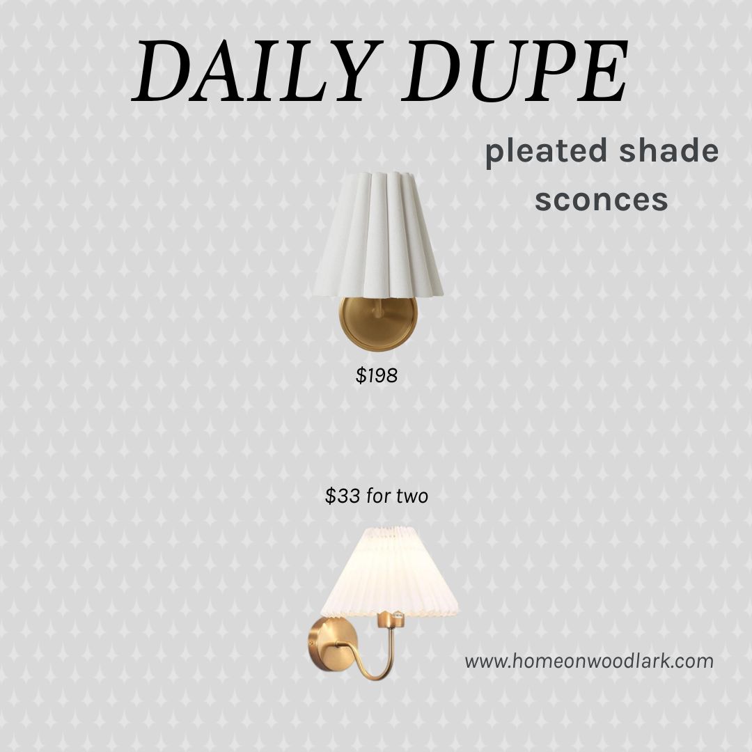 Daily Dupe Sconces